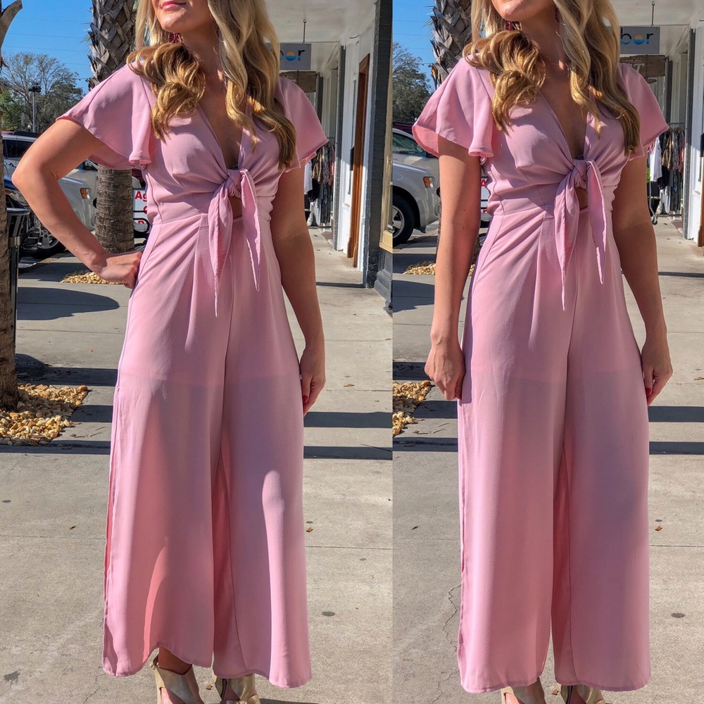 Pretty in Pink Jumpsuit